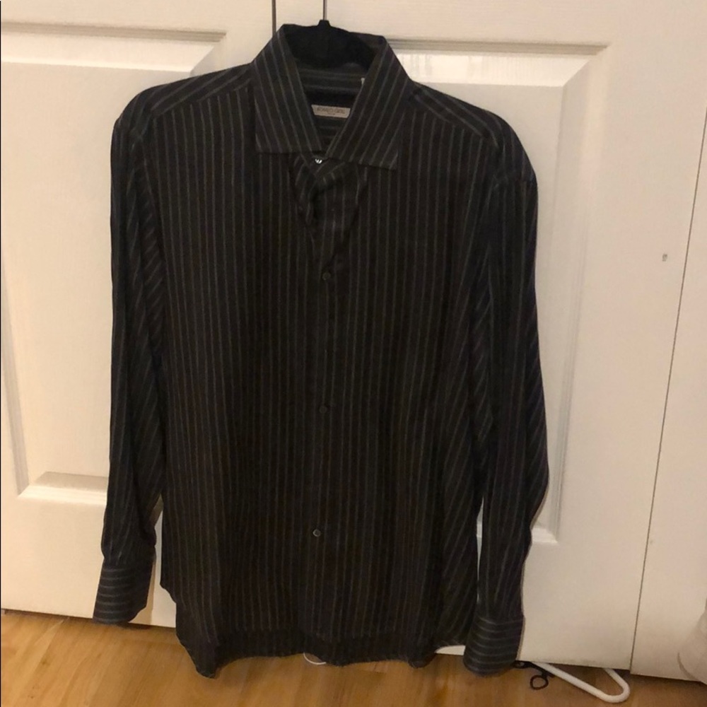 Romeo Gigli striped Button Down Shirt